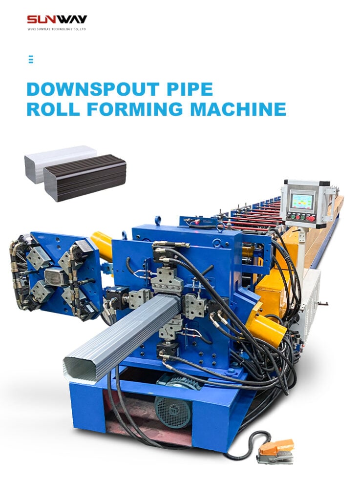 Machines de formage de gouttières demi-rondes : Efficacité dans la fabrication des gouttières