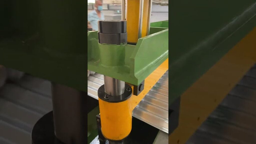 Endüstriyel makine parçasının yakın görünümü