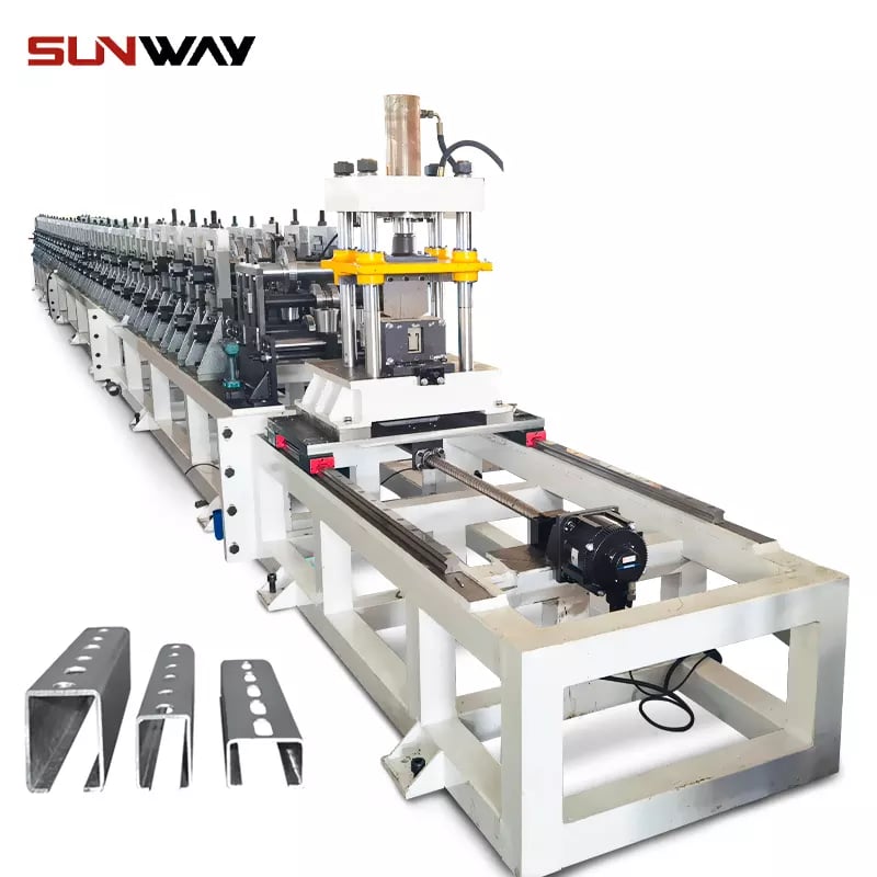 Solar Mounting Strut Channel Roll Forming Machine