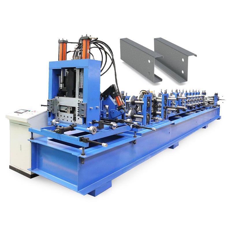 Fully Automatic Hydraulic Easy Operation 80-300 Adjustable C Purlin Making Machine Roll Forming Machinery - Image 4