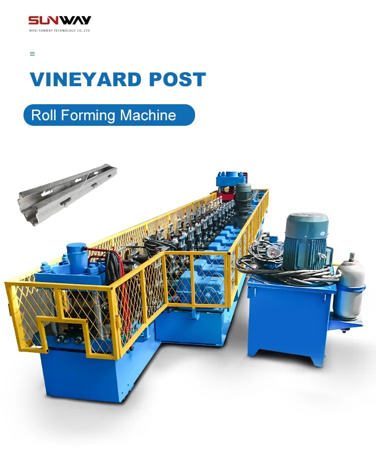 Vineyard Post Roll Forming Machine