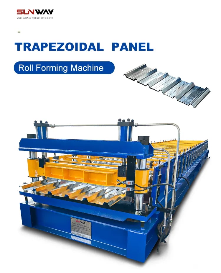 Trapezoidal Panel Roll Forming Machine